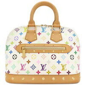 Louis Vuitton Alma Monogram Multicolor Handbag White